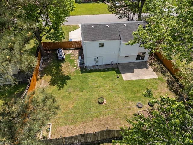 aerial view of property and surrounding area
