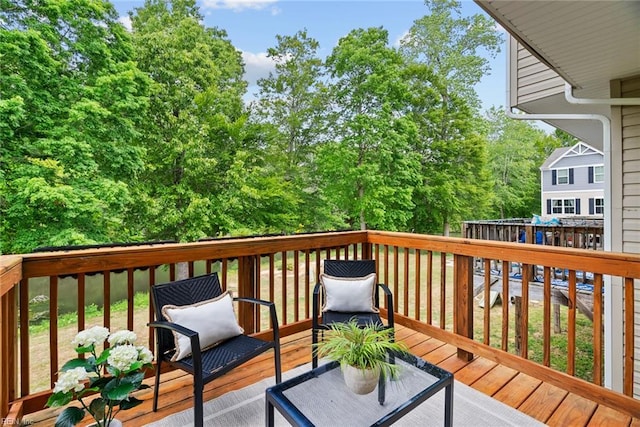 703 Lakeview Cv, Smithfield, VA 23430 - view of deck