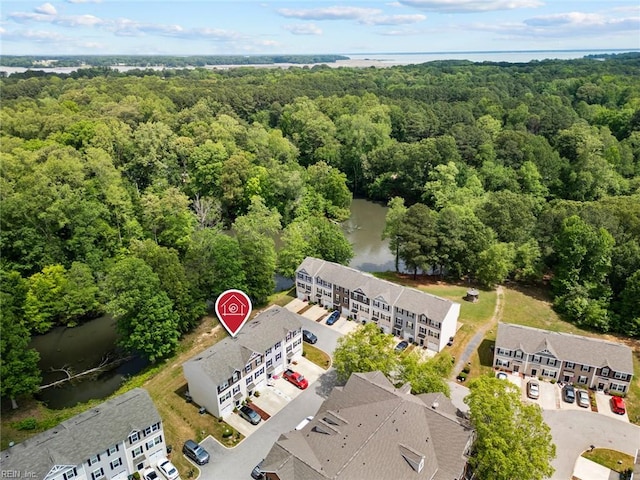 703 Lakeview Cv, Smithfield, VA 23430 - bird's eye view of a forest