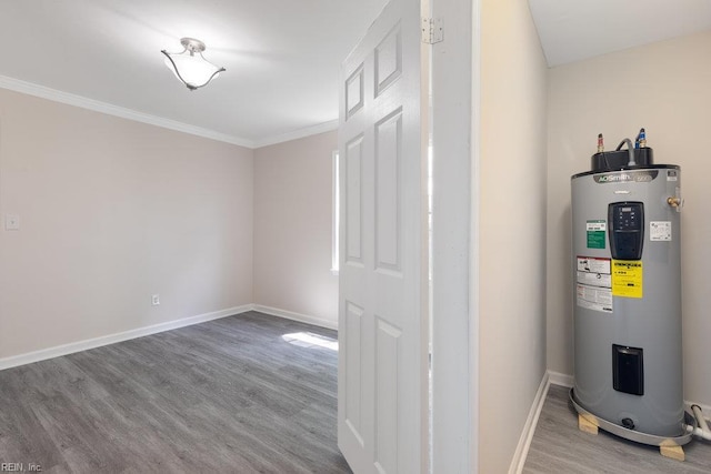 utilities featuring electric water heater