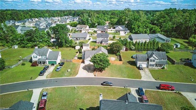 aerial view of property's location featuring nearby suburban area
