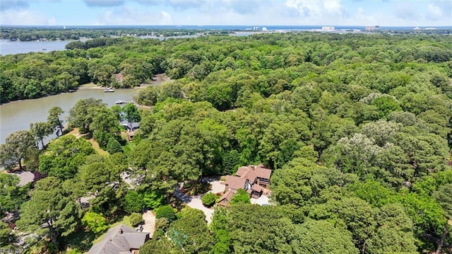 1276 Hebden Cv, Virginia Beach, VA 23452 - view of property location featuring a forest and a nearby body of water