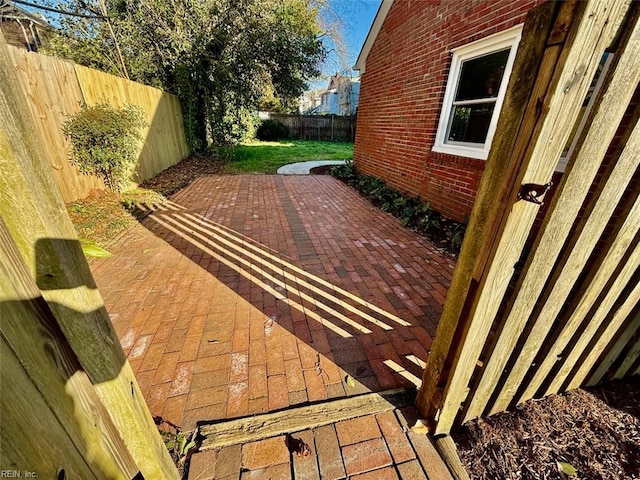 3900 Gosnold Ave, Norfolk, VA 23508 - view of patio with a fenced backyard