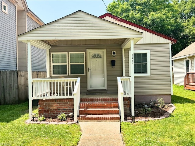 view of bungalow-style house