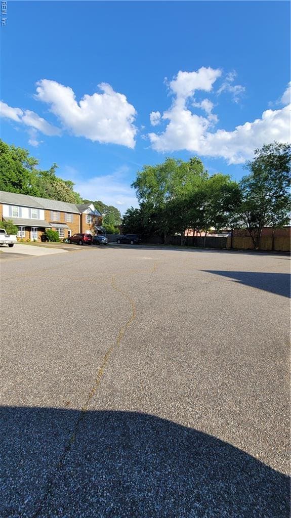view of asphalt road