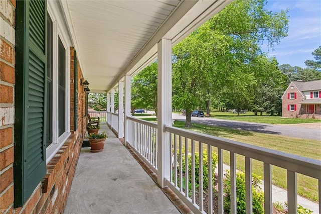 16 Windy Point Dr, Poquoson, VA 23662 - view of patio featuring covered porch