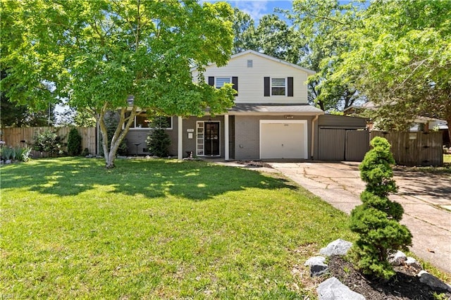 3701 Edinburgh Dr, Virginia Beach, VA 23452 - view of front facade featuring concrete driveway, an attached garage, and brick siding