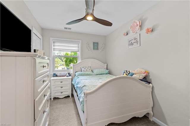 3701 Edinburgh Dr, Virginia Beach, VA 23452 - bedroom with light carpet and a ceiling fan