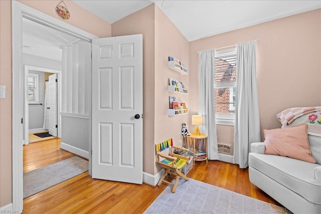 1126 Larchmont Cres, Norfolk, VA 23508 - sitting room with plenty of natural light, wood finished floors, and baseboards