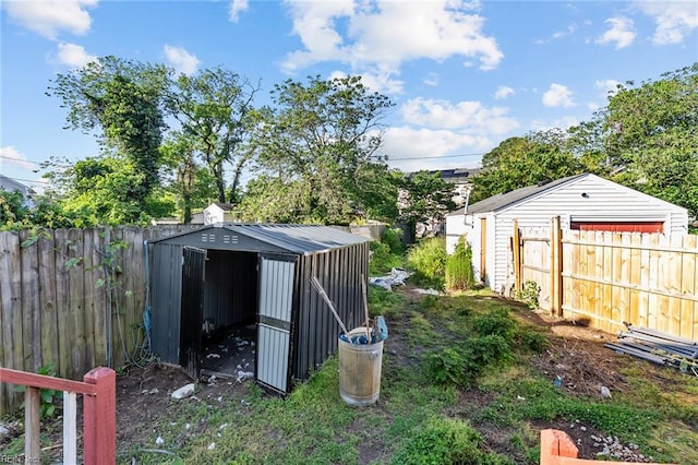 6459 Clare Rd, Norfolk, VA 23513 - view of shed featuring a fenced backyard