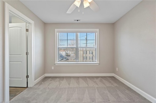 248 Pinner St, Suffolk, VA 23434 - carpeted empty room featuring a ceiling fan and baseboards