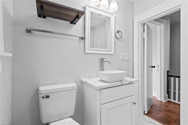 819 Lincoln St, Portsmouth, VA 23704 - half bathroom with toilet and vanity