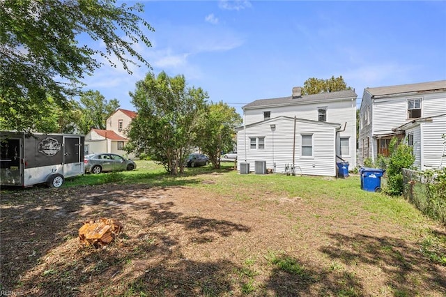 819 Lincoln St, Portsmouth, VA 23704 - view of green lawn featuring cooling unit
