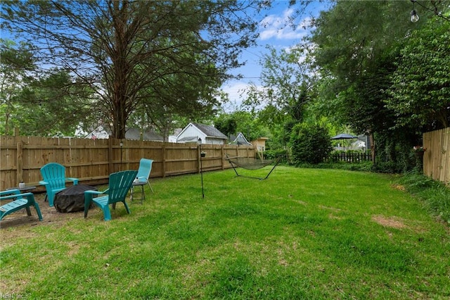 view of yard