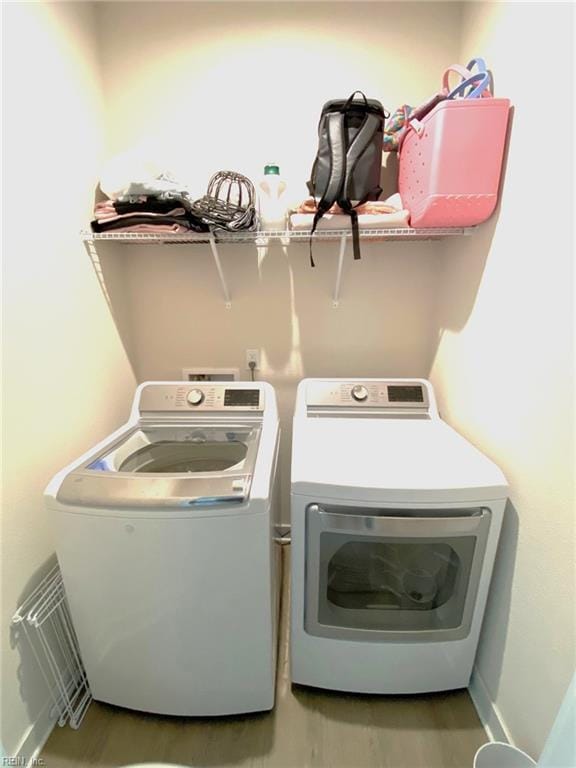 1011 Gabion Way, Chesapeake, VA 23323 - laundry area with washer and clothes dryer