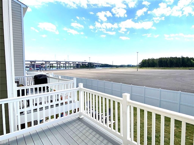 1011 Gabion Way, Chesapeake, VA 23323 - wooden terrace featuring fence