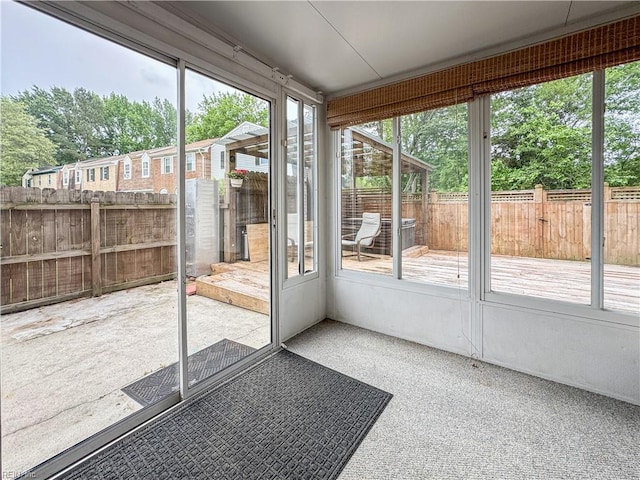 634 Biltmore Dr, Virginia Beach, VA 23454 - view of unfurnished sunroom
