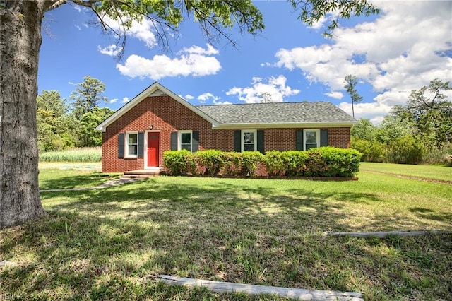 2111 Jenkins Neck Rd, Hayes, VA 23072 - view of front of home featuring brick siding and a front lawn