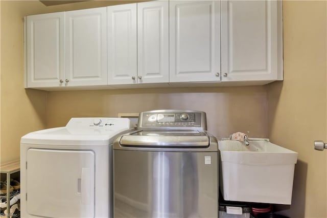 6 Hastings Ln, Williamsburg, VA 23188 - laundry room with washing machine and dryer and cabinet space