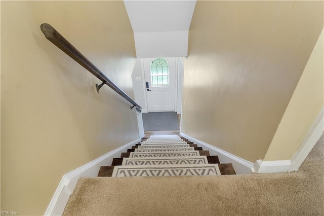 6 Hastings Ln, Williamsburg, VA 23188 - stairway with carpet floors and baseboards