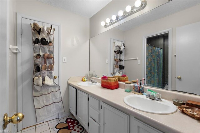3667 Smokey Chamber Dr, Virginia Beach, VA 23462 - bathroom featuring tile patterned flooring and double vanity