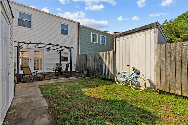 423 Burr Oak Ct, Virginia Beach, VA 23454 - view of yard with a pergola and a patio