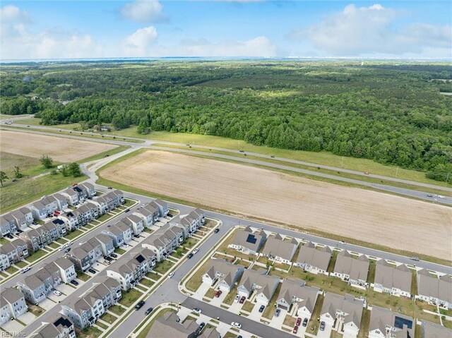 301 Sycamore Walk, Smithfield, VA 23430 - aerial view of residential area featuring a forest