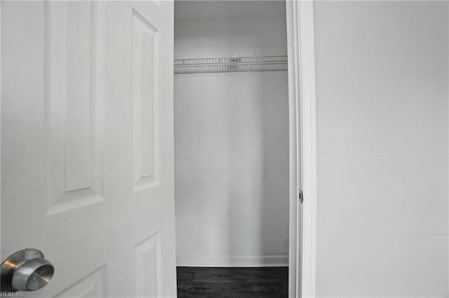 view of closet