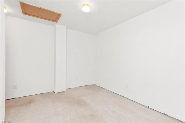 3009 Hogan Way, Suffolk, VA 23435 - empty room with attic access and light carpet