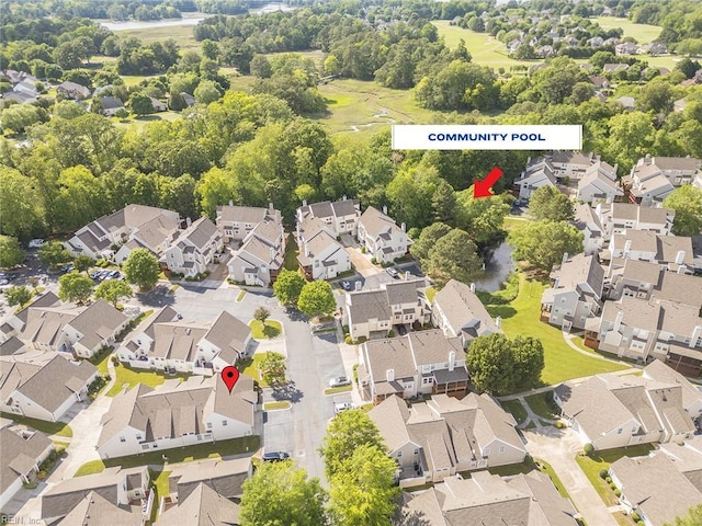 3009 Hogan Way, Suffolk, VA 23435 - aerial perspective of suburban area