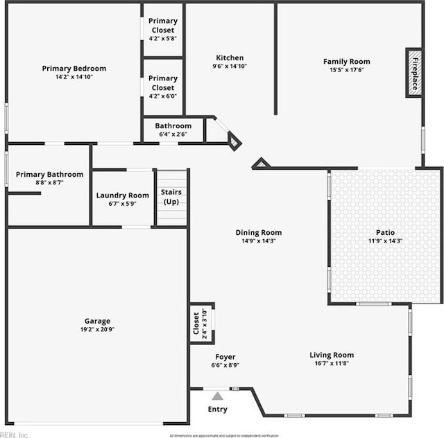3009 Hogan Way, Suffolk, VA 23435 - property floor plan