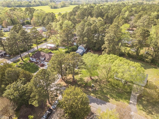 8209 Harlan Dr, Suffolk, VA 23436 - view of property location featuring a heavily wooded area and nearby suburban area