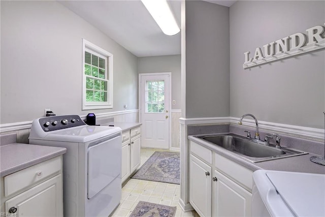 108 Devonshire Dr, Williamsburg, VA 23188 - laundry room with cabinet space and separate washer and dryer