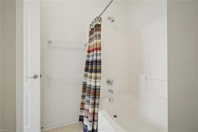 5312 Charmont Ct, Virginia Beach, VA 23455 - bathroom featuring shower / bath combination with curtain