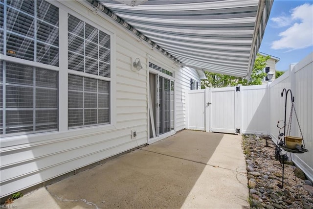 5312 Charmont Ct, Virginia Beach, VA 23455 - view of patio with a gate and a fenced backyard