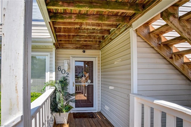 view of entrance to property