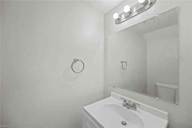 5607 Dodington Ct, Virginia Beach, VA 23462 - bathroom with vanity and lofted ceiling
