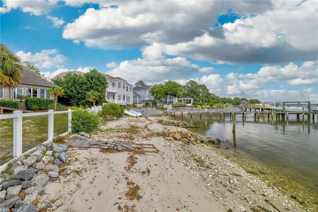 2509 Lone Pine Pt, Virginia Beach, VA 23451 - water view featuring a dock