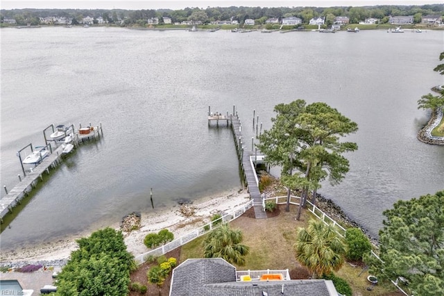 2509 Lone Pine Pt, Virginia Beach, VA 23451 - bird's eye view of a large body of water