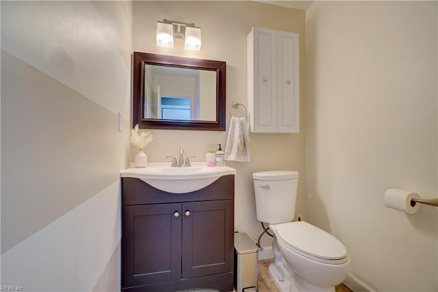 100 Castilian Dr, Virginia Beach, VA 23462 - half bath with toilet, vanity, and baseboards