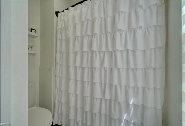 100 Castilian Dr, Virginia Beach, VA 23462 - full bathroom with toilet and a shower with shower curtain
