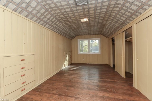 6025 River Rd, Norfolk, VA 23505 - additional living space with vaulted ceiling and wood-type flooring