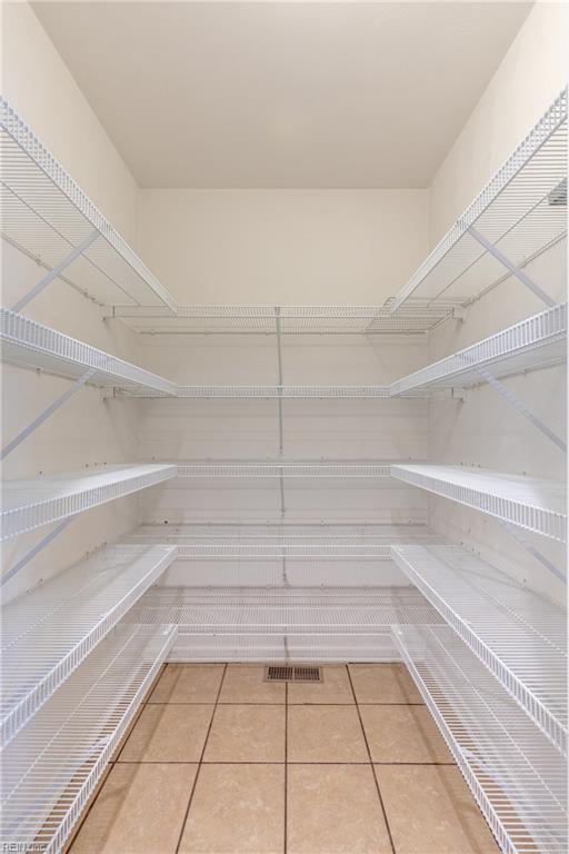 view of storage area