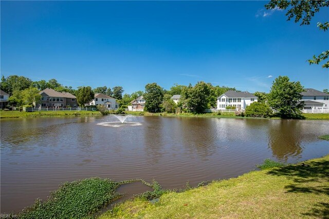 water view featuring nearby suburban area