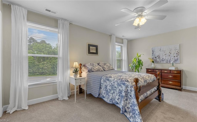 8 Riverview Ct, Suffolk, VA 23434 - bedroom featuring carpet, baseboards, and ceiling fan