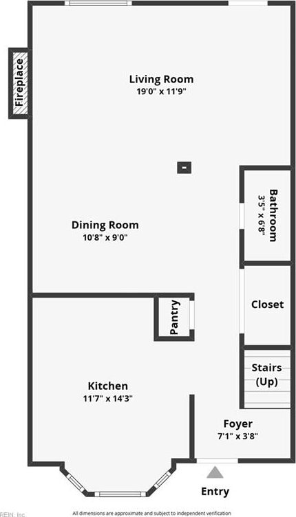 8 Riverview Ct, Suffolk, VA 23434 - property floor plan