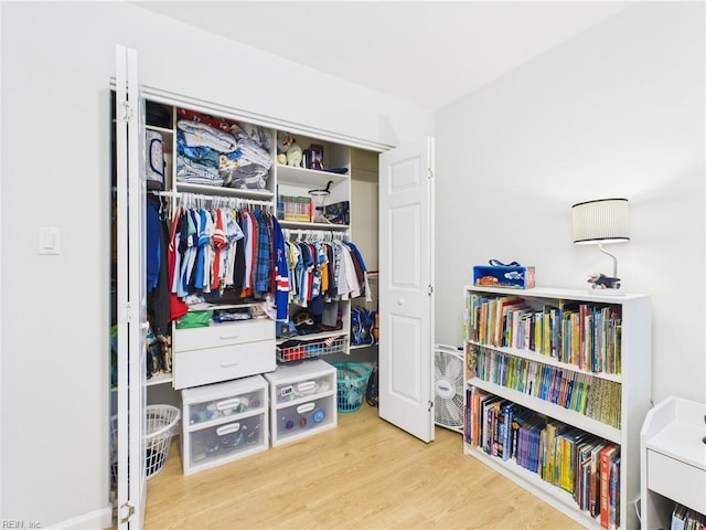 view of closet