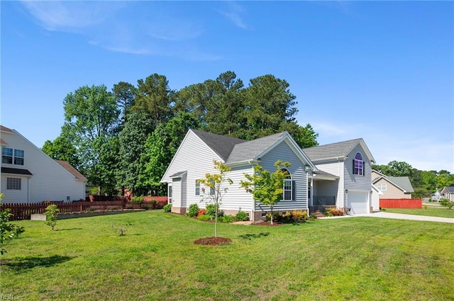 816 Dawson Cir, Chesapeake, VA 23322 - view of front facade featuring concrete driveway and a garage