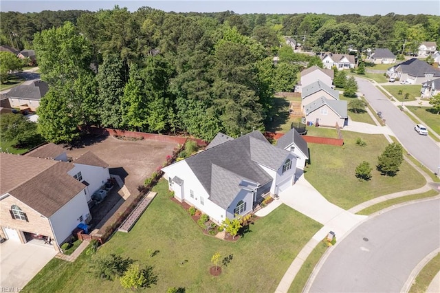 816 Dawson Cir, Chesapeake, VA 23322 - aerial view of residential area featuring a forest