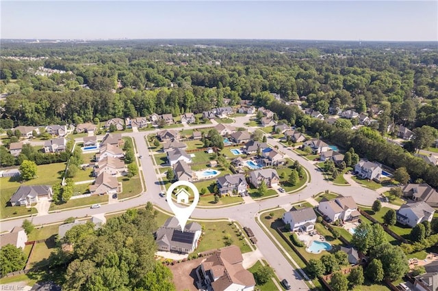 816 Dawson Cir, Chesapeake, VA 23322 - view of property location featuring nearby suburban area and a forest
